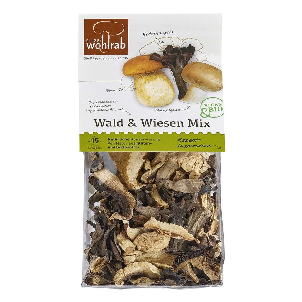 Pilze Wohlrab Forest & Meadow Mix dried 30g