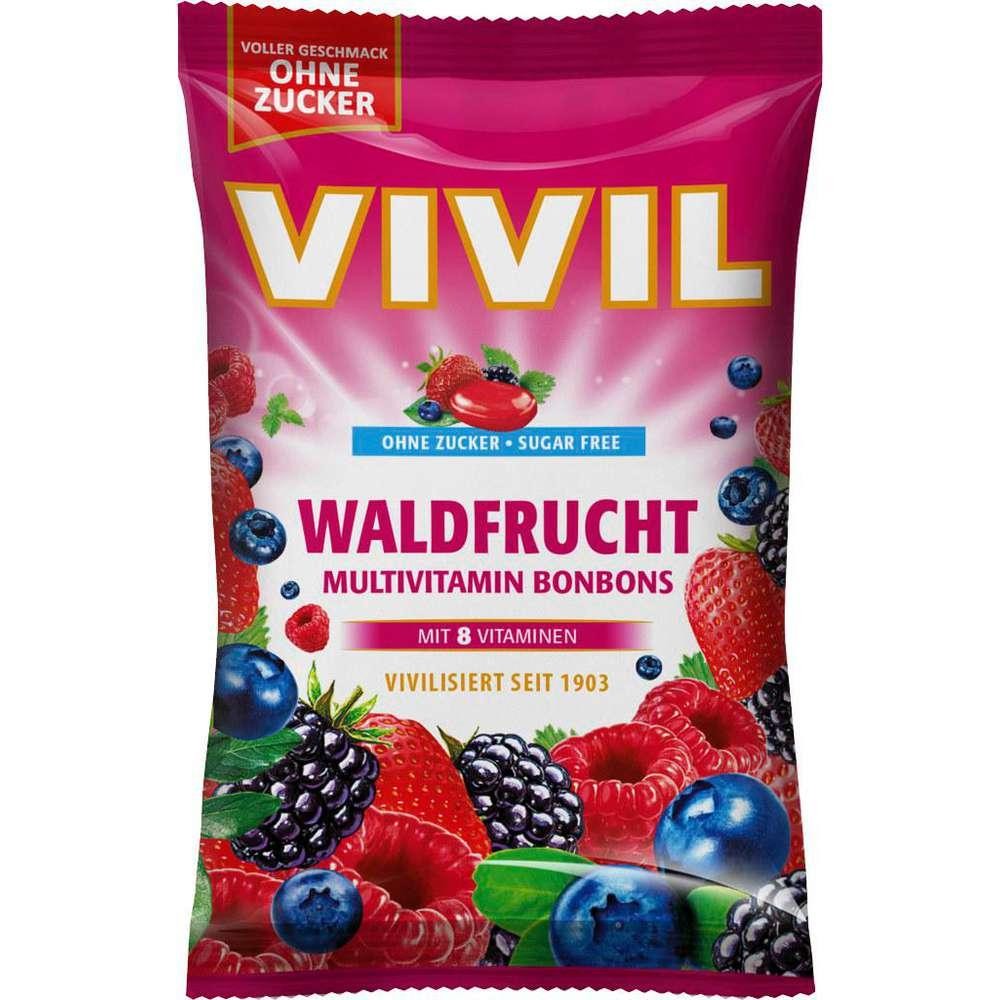 VIVIL Forest Fruit Multivitamin Bonbons, sugar-free