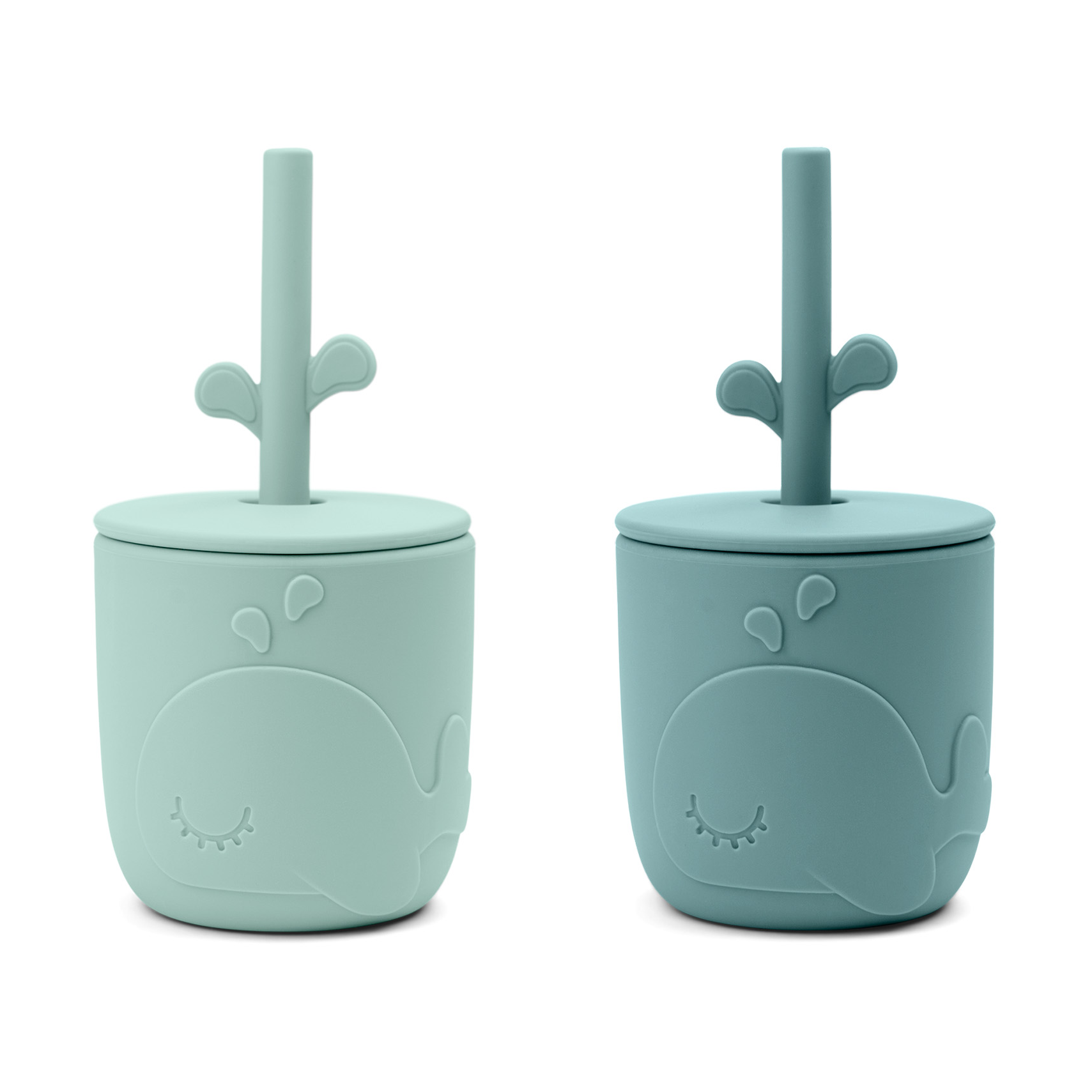 Done by Deer Wally Cups with Peekaboo Straws, 2-Pack