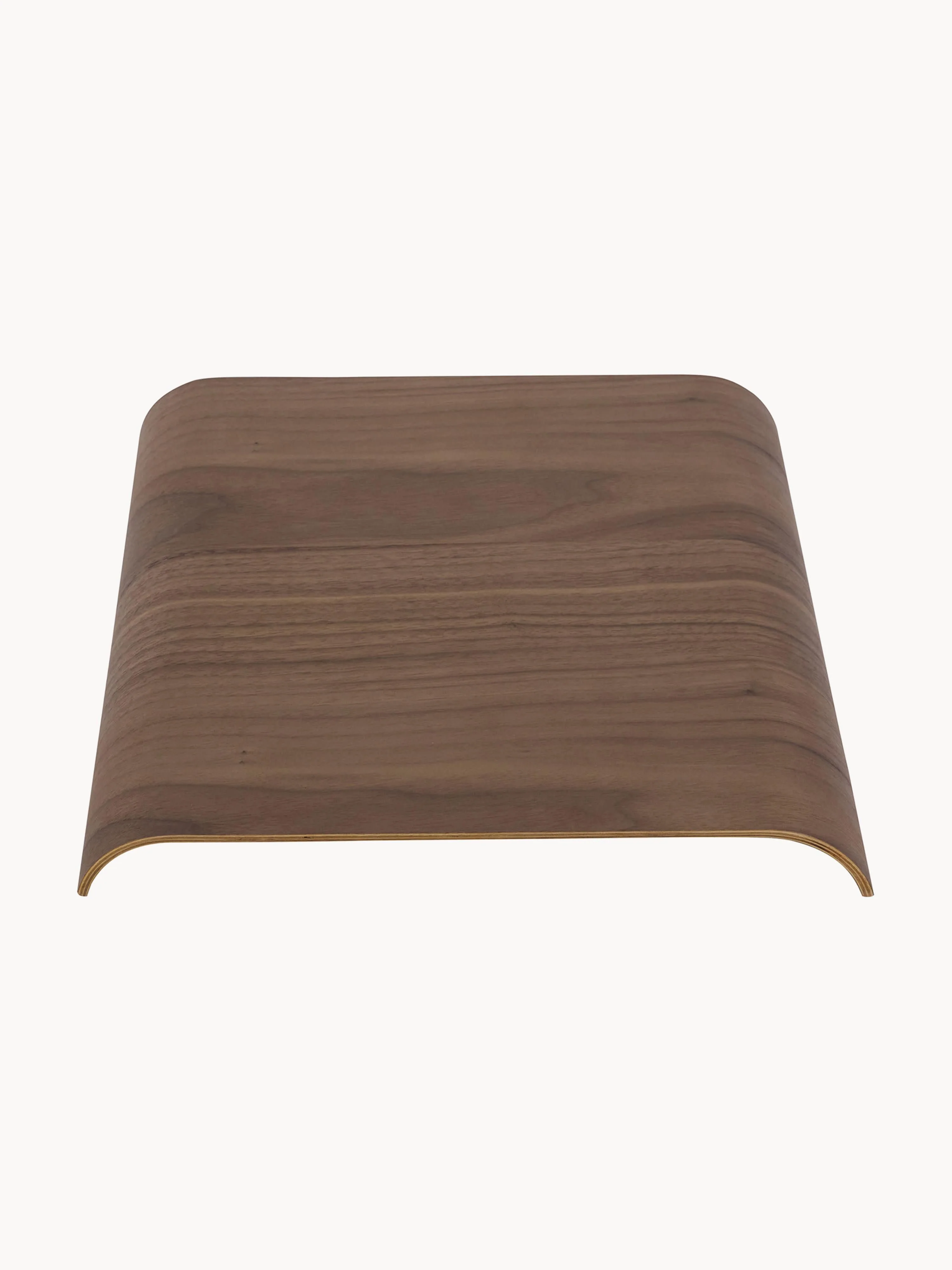 AYTM Walnut wood panel Curva for stools
