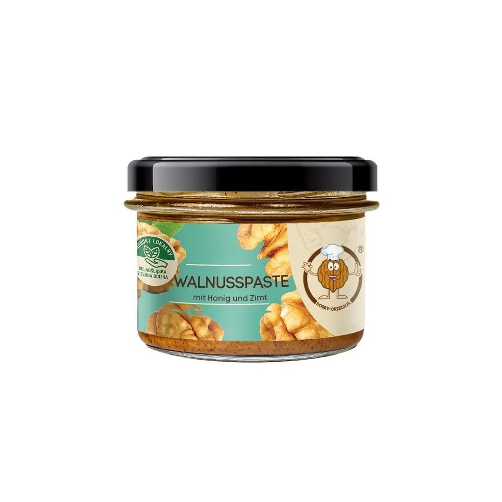 Manufaktura Dobry Orzech Walnut Paste with Honey and Cinnamon (270g)
