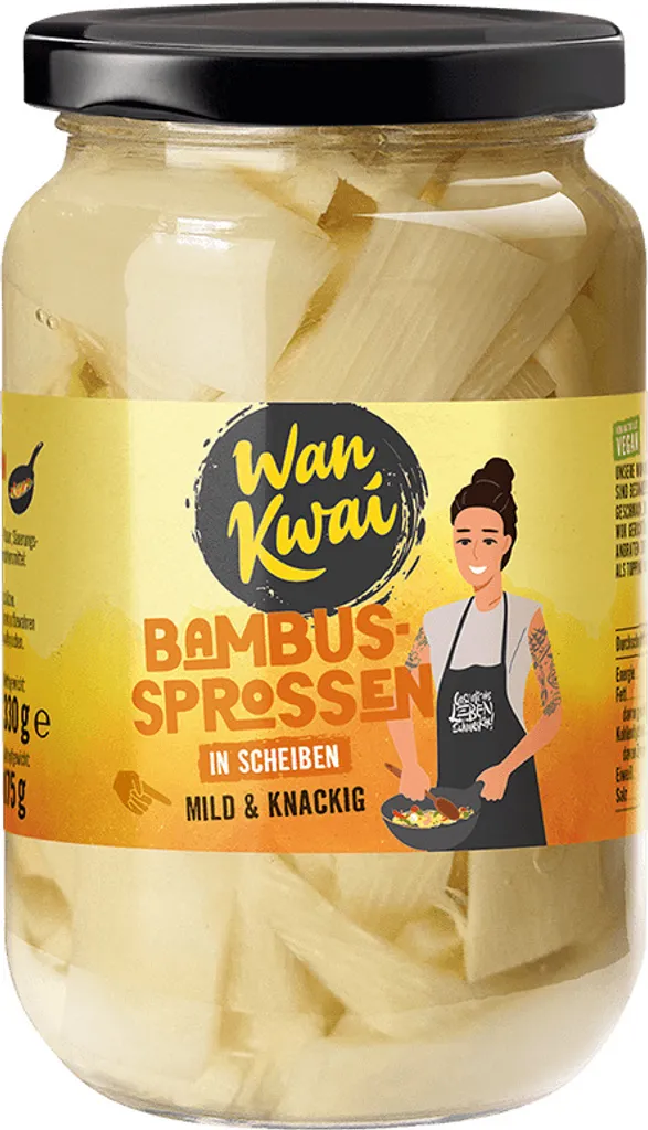 Importhaus Wilms/Impuls Wan Kwai Bamboo Shoots Sliced ​​Mild and Crispy Fresh 330g