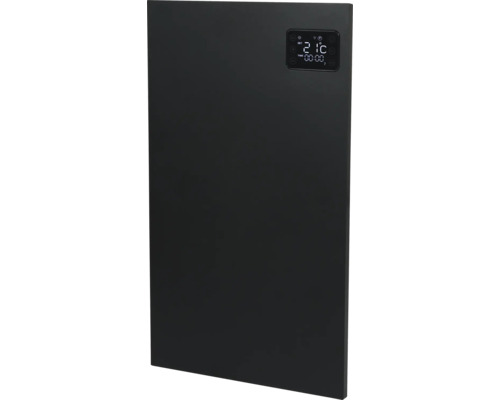 Wall convector Eurom Alutherm Sani 1200 70.5x40x6 cm 1200 watts with WiFi and remote control black