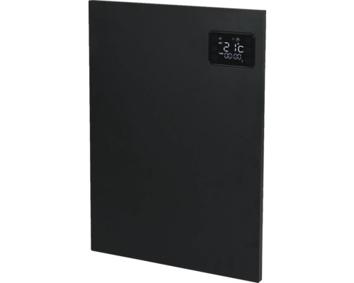 Wall convector Eurom Alutherm Sani 800 56x40x5.1 cm 800 watts with WiFi and remote control black