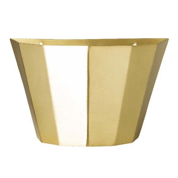 Brass wall basket from Bloomingville