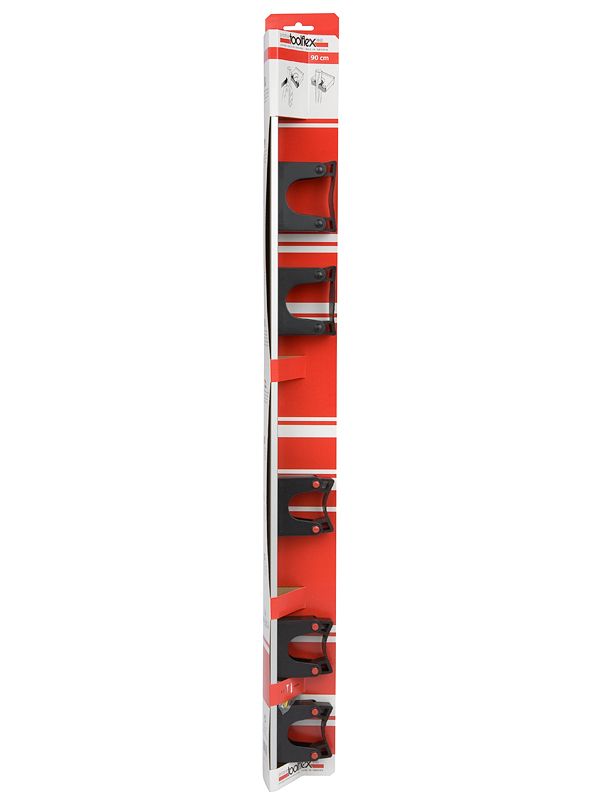 WANDSCHIENE Wall rail 90 cm with Toolflex device holder black 1 St