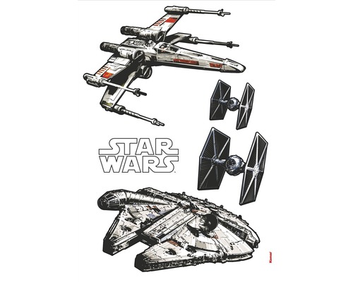 Komar Wall sticker Disney Edition 4 Disney Star Wars Spaceships 100 x 70 cm