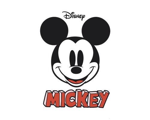 Komar Wall sticker Disney Mickey Mouse Smile 127 x 200 cm