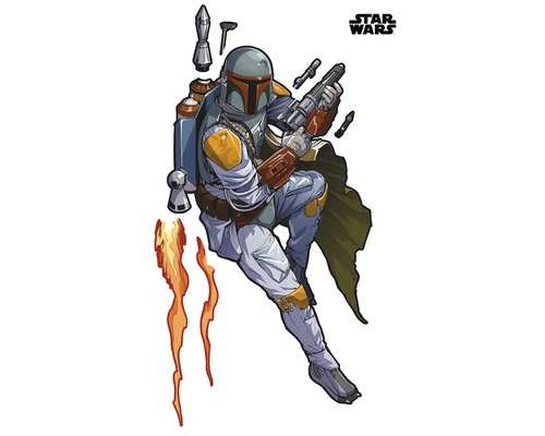 Komar Wall tattoo Star Wars XXL Boba Fett 127 x 200 cm
