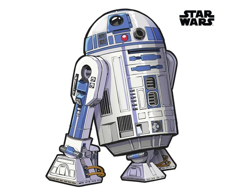 Komar Wall sticker Star Wars XXL R2D2 127 x 120 cm
