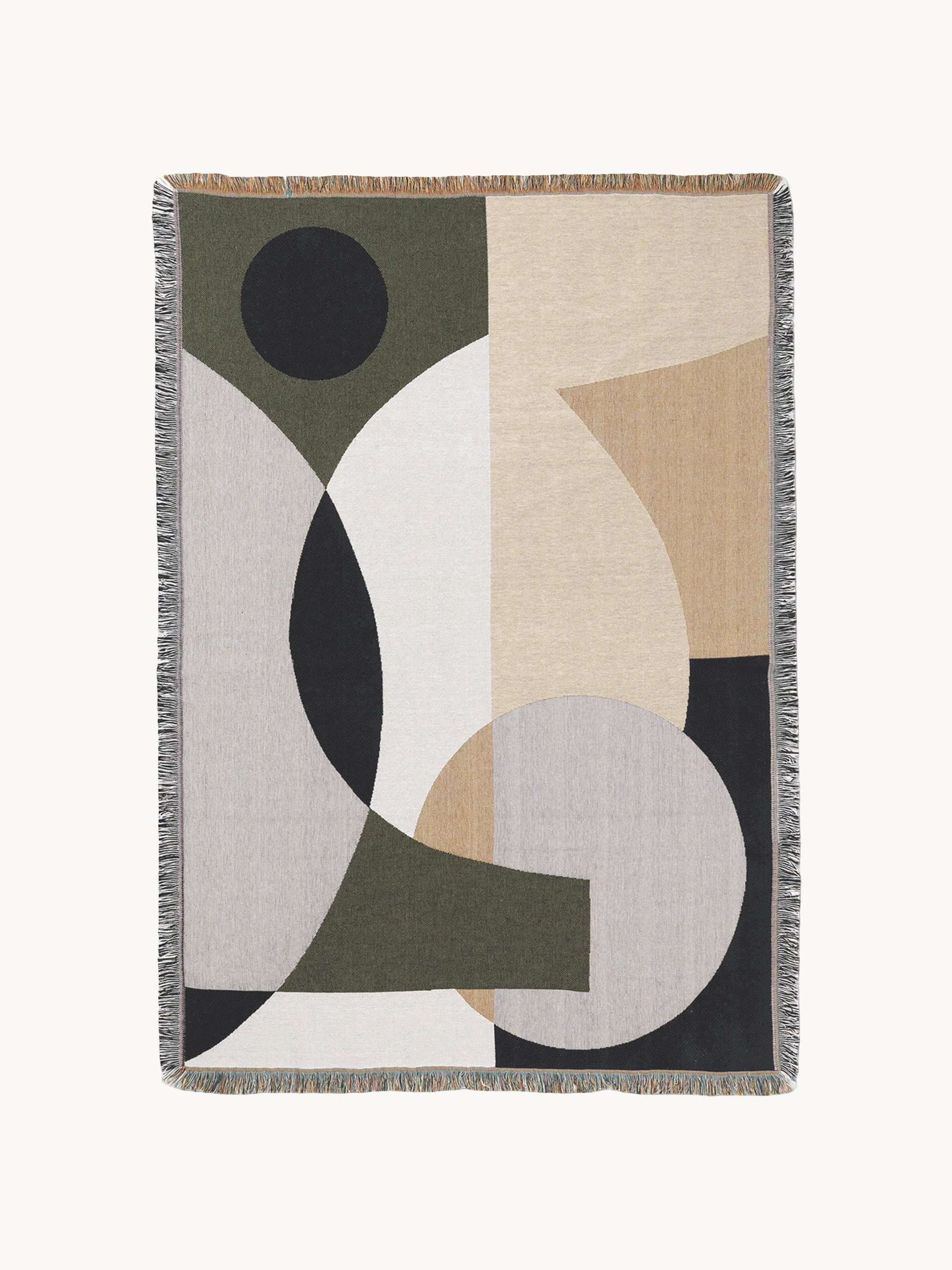 Ferm Living Entire tapestry blanket made of organic cotton