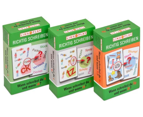 "When do you write...?" – 3 learning games in a package