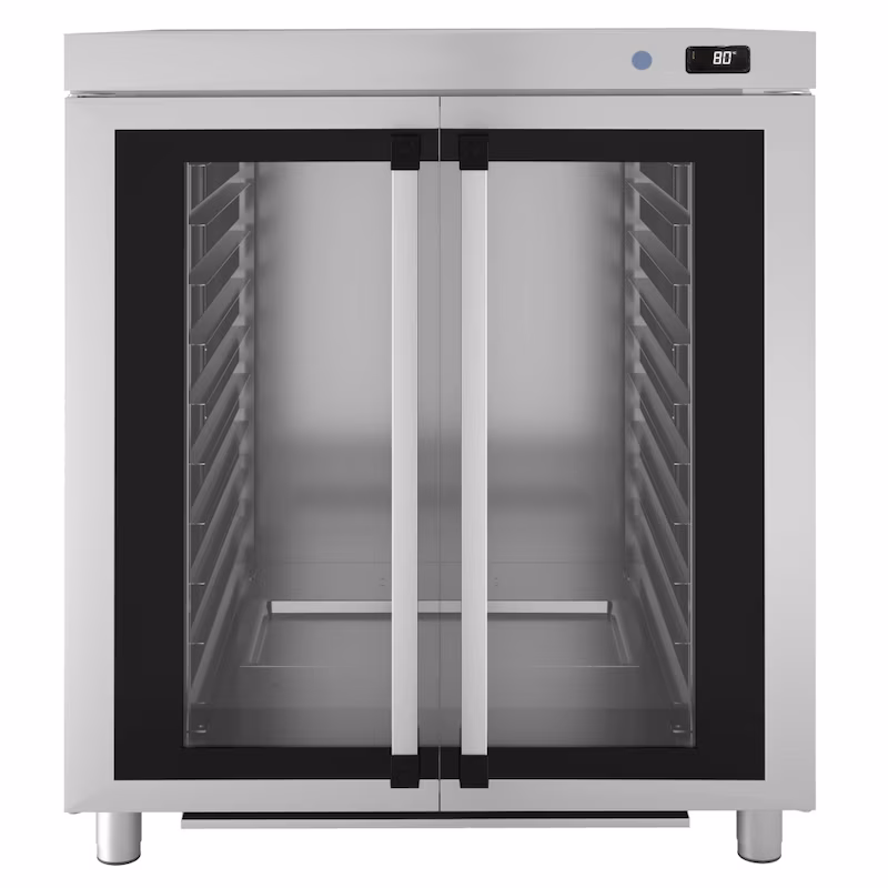 Heating or proofing cabinet for 20 cans 600x400 or 10 cans 600x800 - 880x935x1100 mm - 1400 W 230/1V - 80606017 Eurast