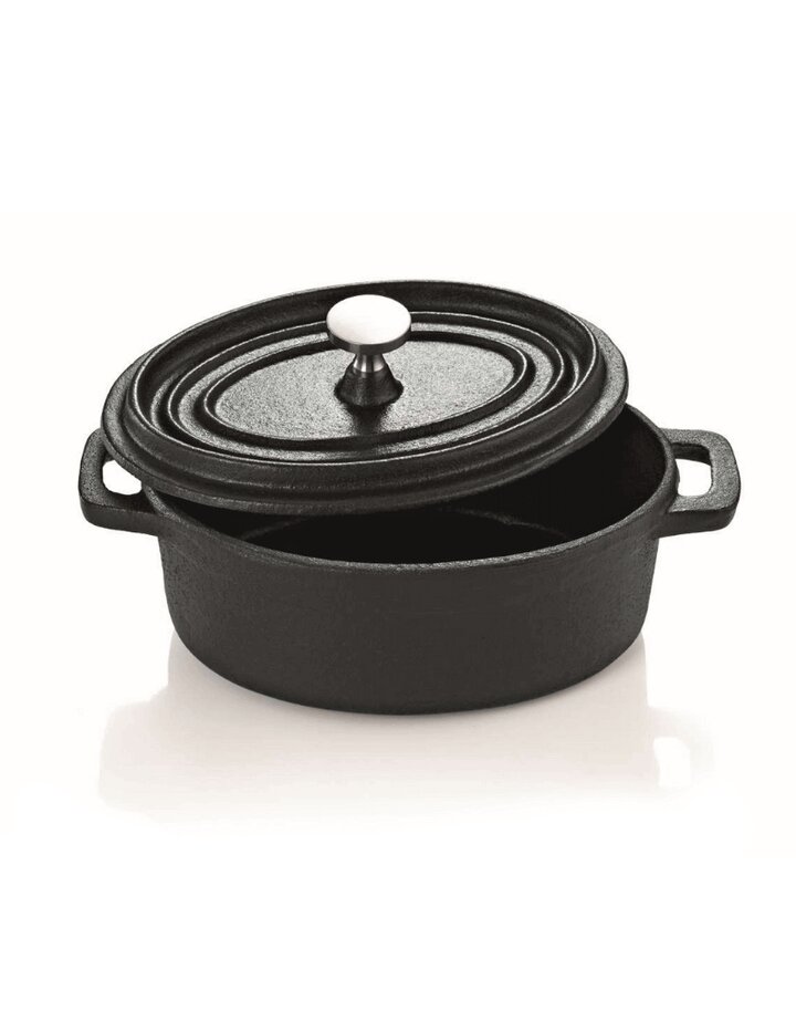 Unbekannt What Cookware Cocotte Black 12.5 X 9.5 X 6.5