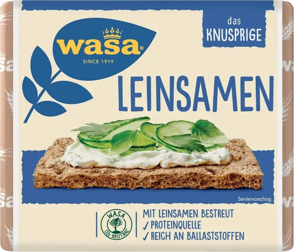 Wasa crispbread with flaxseed, 210g