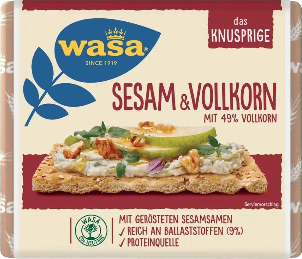 Wasa crispbread sesame & wholegrain 200g