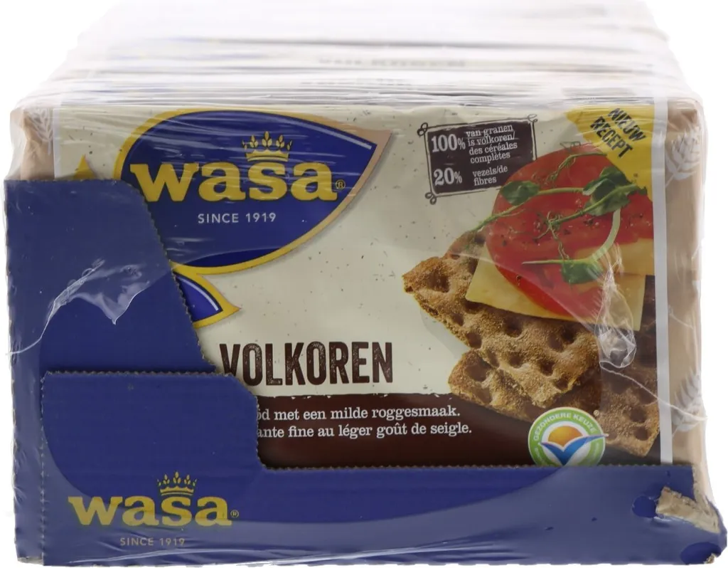Wasa crispbread whole grain 6 packs x 260 grams