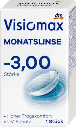 Visiomax Monthly contact lens, diopter -3.00, 1 piece
