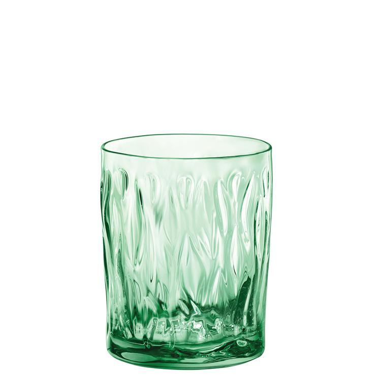 Bormioli Water cup: Cool Green 30 cl, Wind Aqua No. FB30CG, content: 300 ml, H: 96 mm, D: 76.5 mm