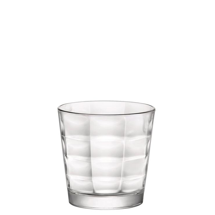 Bormioli Water cup Cube 24.5 cl, contents: 245 ml, H: 85 mm, D: 81 mm