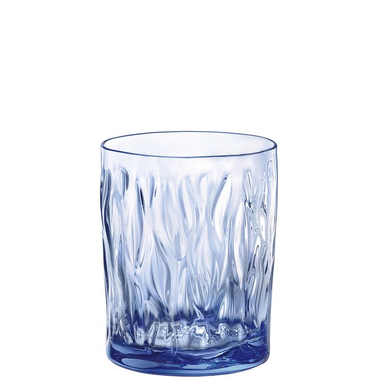 Bormioli Water cup: Sapphire Blue 30 cl, Wind Aqua No. FB30SB, content: 300 ml, H: 96 mm, D: 76.5 mm