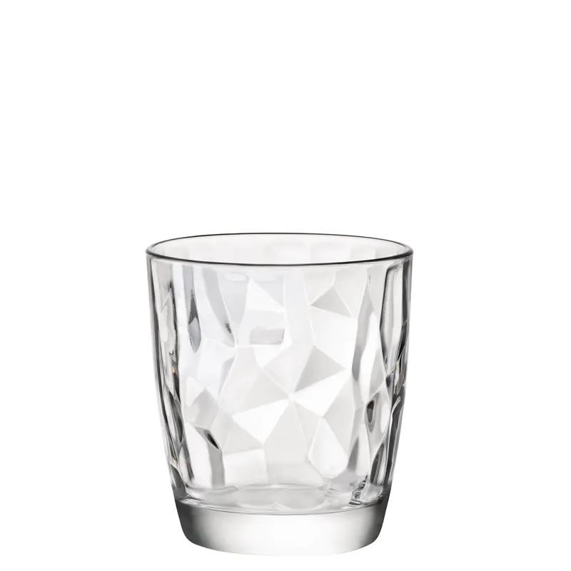 Bormioli Transparent water cup, 30.5 cl, Diamond No. FB31T, capacity: 305 ml, height: 92.5 mm