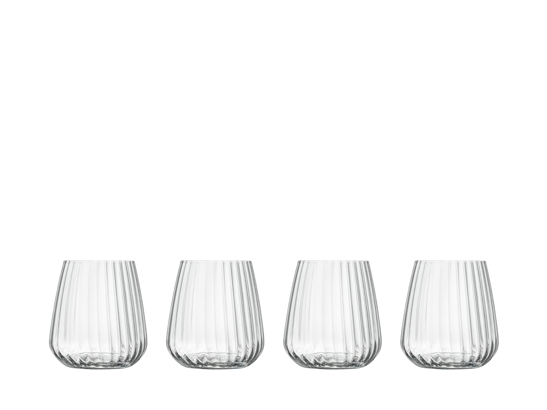 Luigi Bormioli Optica water glass, 4-pack