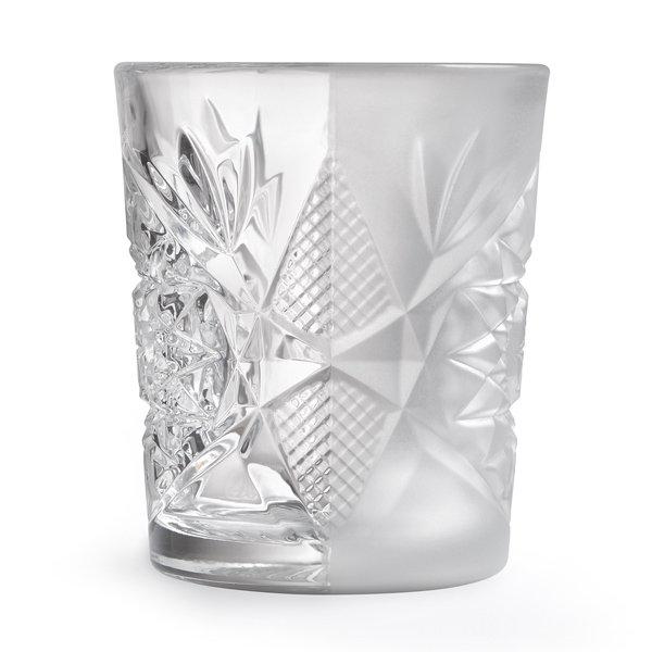 Water glass, juice glass, whiskey glass, Hobstar Matt by Libbey