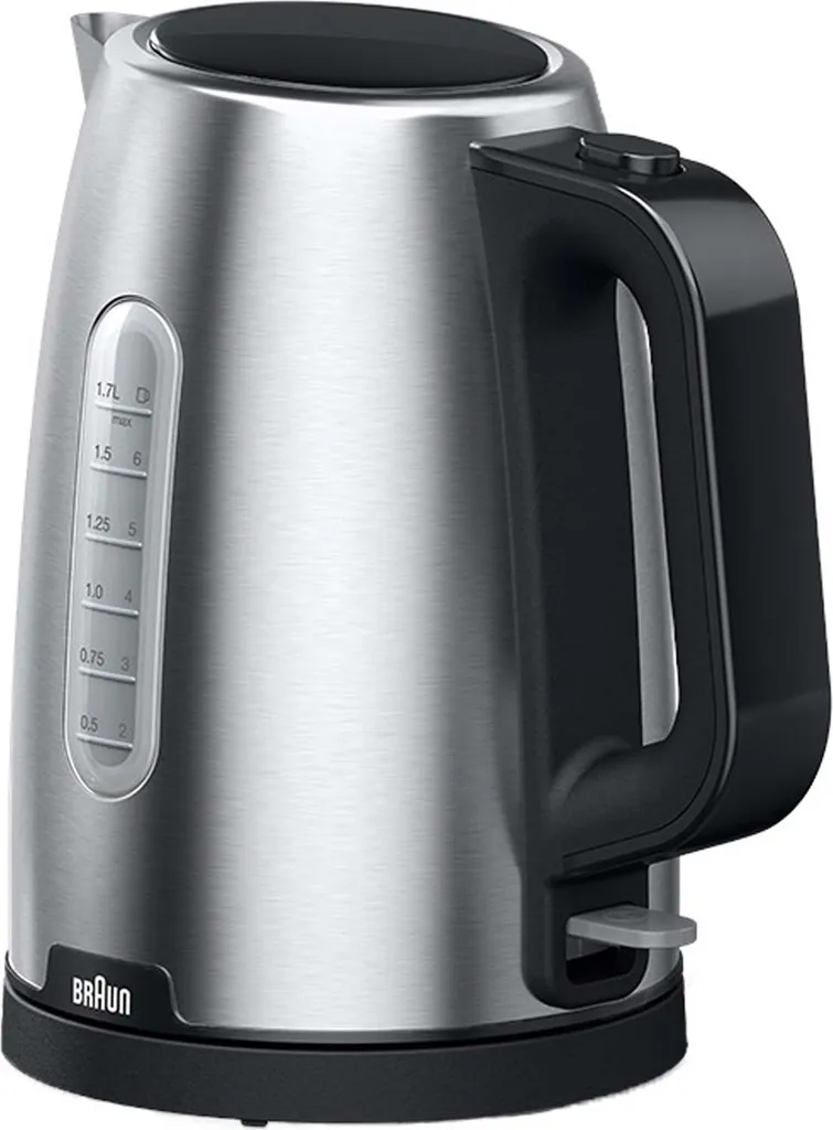 Braun PurShine WK1500BK 1.7 Liter Stainless Steel Kettle