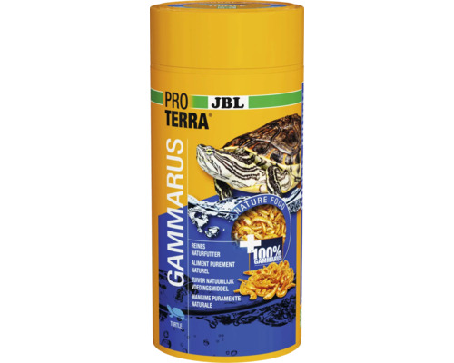 JBL PROTERRA GAMMARUS Water Turtle Snack - Treat for all water turtles, 1000 ml