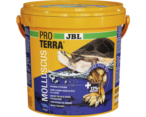 JBL PROTERRA MOLLUSCUS Snail Treat for Water & Marsh Turtles 2.5 l