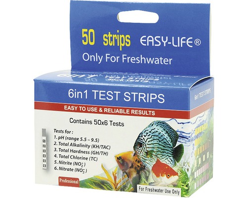 Water tester Easy Life Test Strips 6 in 1 50 test strips