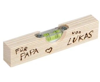 Wooden spirit level