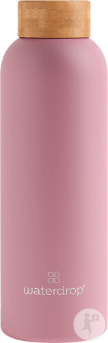 Waterdrop stainless steel bottle Pastel Pink Mat 600ml 1 piece