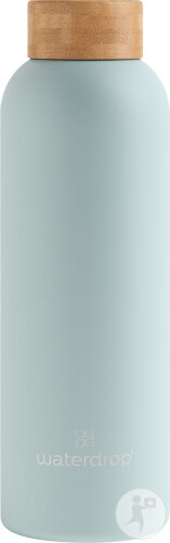 Waterdrop bottle Inox Turquoise 600ml 1 piece