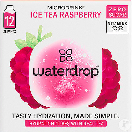Waterdrop Ice Tea Raspberry 12 pieces