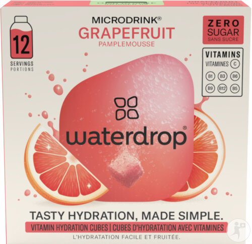 Waterdrop Microdrink Drinking Cubes Grapefruit 12 Servings
