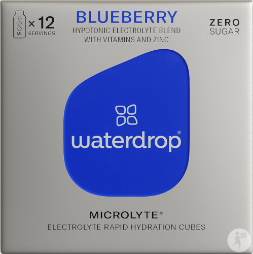Waterdrop Microlyte Drink Cubes Blueberry 12 pieces