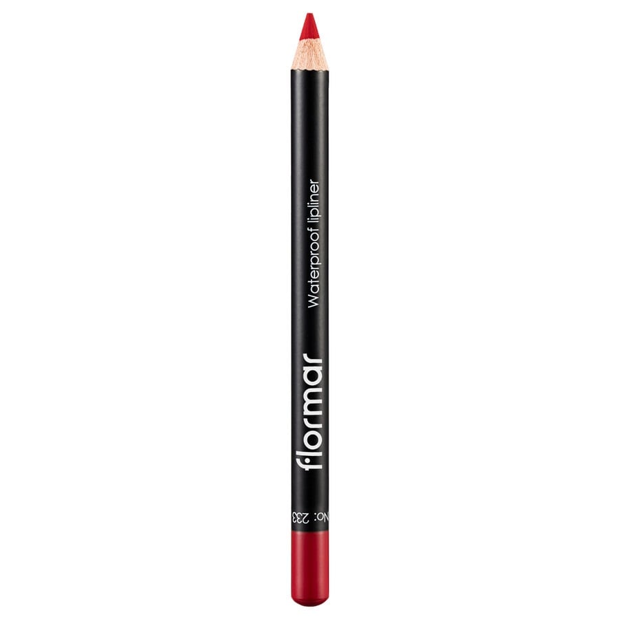 Flormar Waterproof Lipliner, No. 233 - Dramatic Red