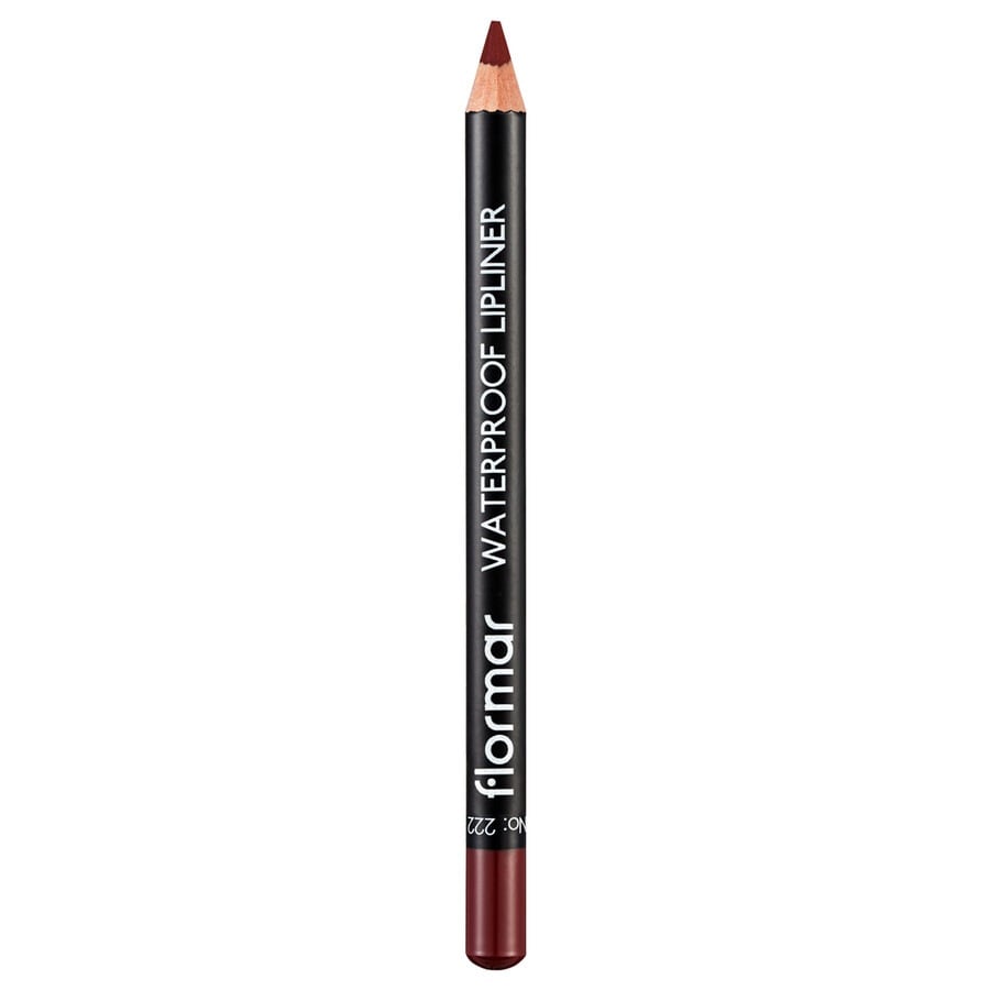 Flormar Waterproof Lipiner, No. 222 - Crimson Brown