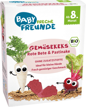 FRECHE FREUNDE Baby biscuit beetroot & parsinake from the 8th month, 100 g