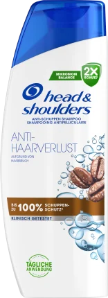 head&shoulders Anti-dandruff anti-hair loss shampoo, 300 ml