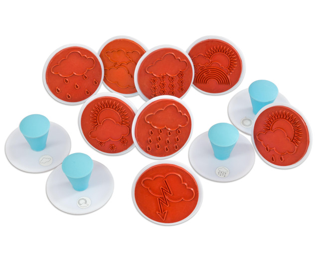 Betzold Weather Stamp Set Pcs