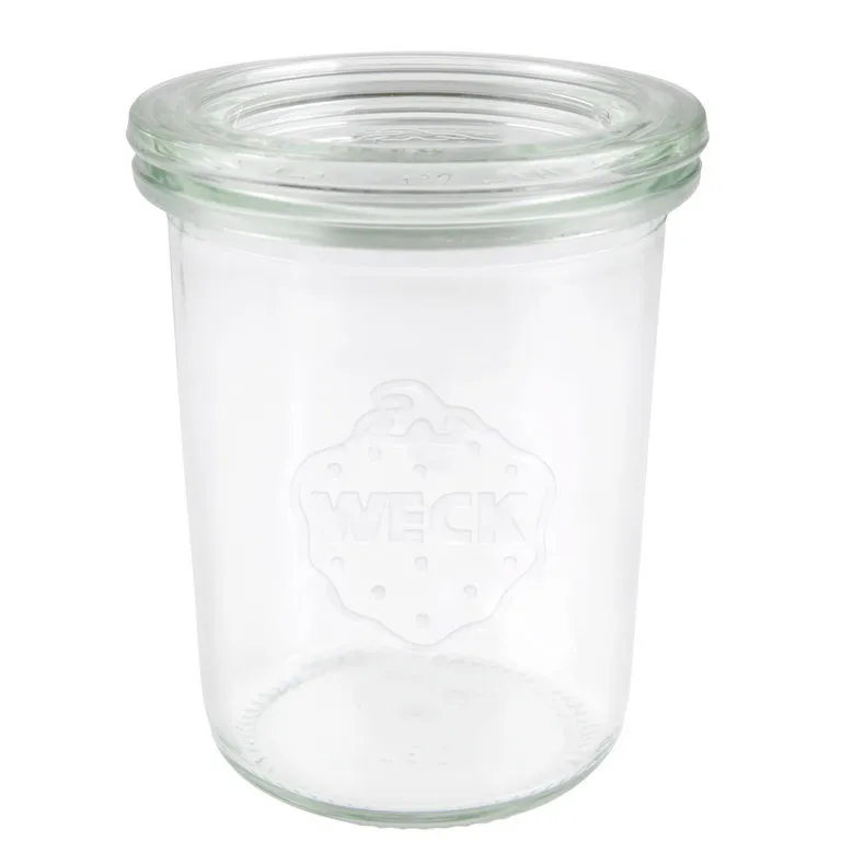 WECK mini preserving jar with glass lid, capacity: 160 ml, H: 80 mm, D: 60 mm, 12 sets