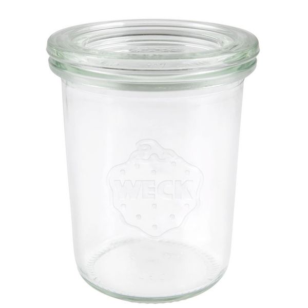 Weck Mini Tumble Glass With Glass Lid, Content: 160 Ml, H: 80 Mm, D: 60 Mm