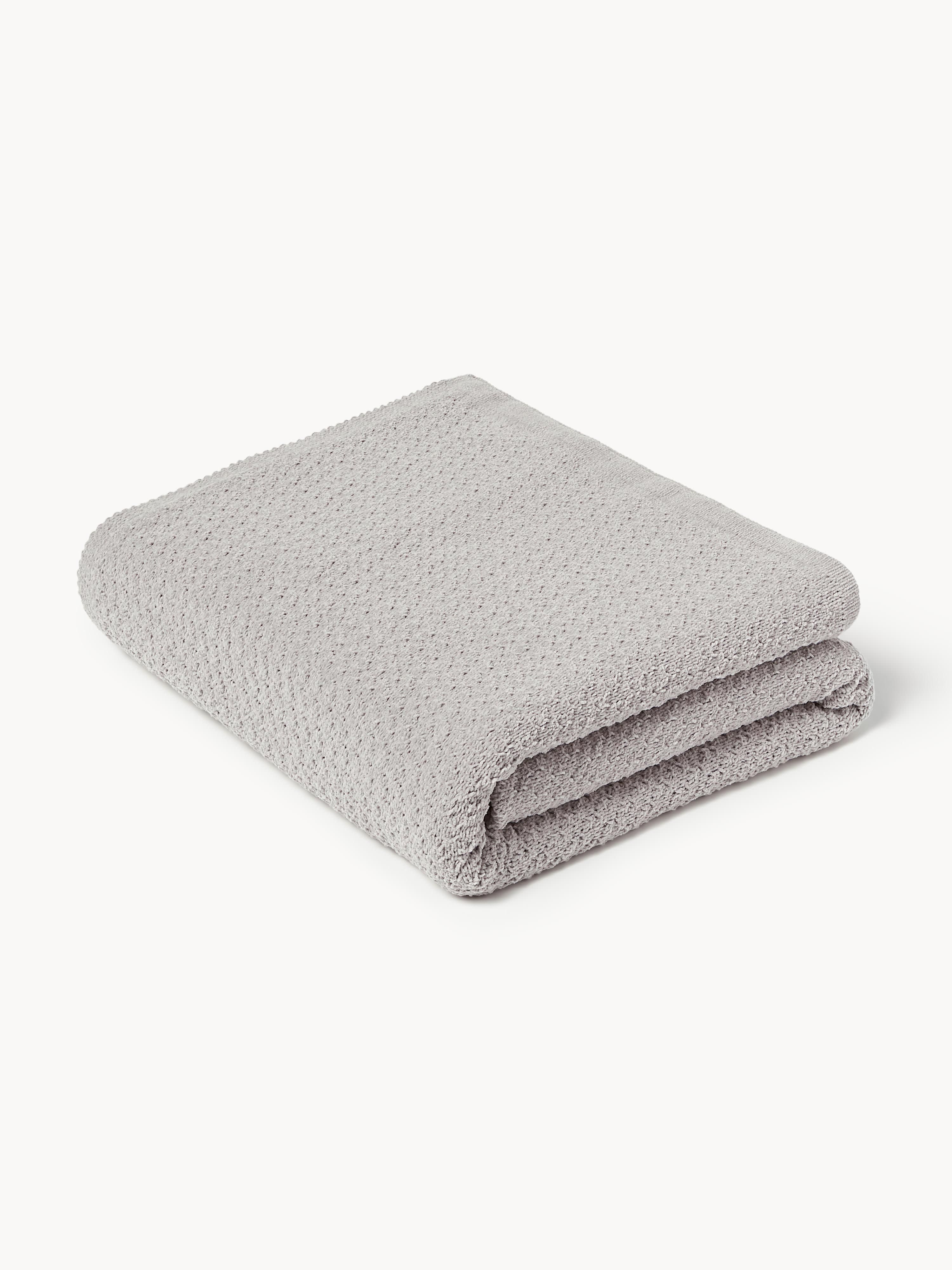 Westwing Collection Soft knitted blanket Everly made of chenille