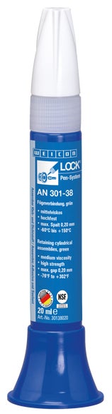 WEICONLOCK® AN 301-38 bonding compound | high strength, medium viscosity | 20 ml | green