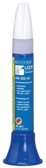 WEICONLOCK® AN 302-42 Screw Lock|medium strength, approved for drinking water|20 ml|blue