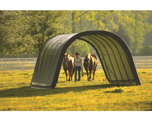 ShelterLogic pasture tent 370 x 670 cm green