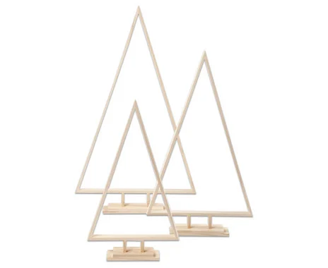 Christmas trees, set of 3